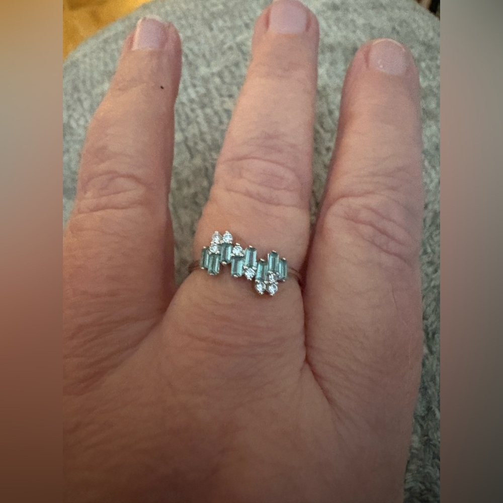 GUC .925 sterling stone ring size 8